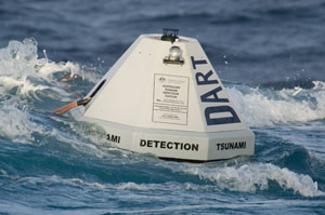 DART buoys are a part of a tsunami early warning system