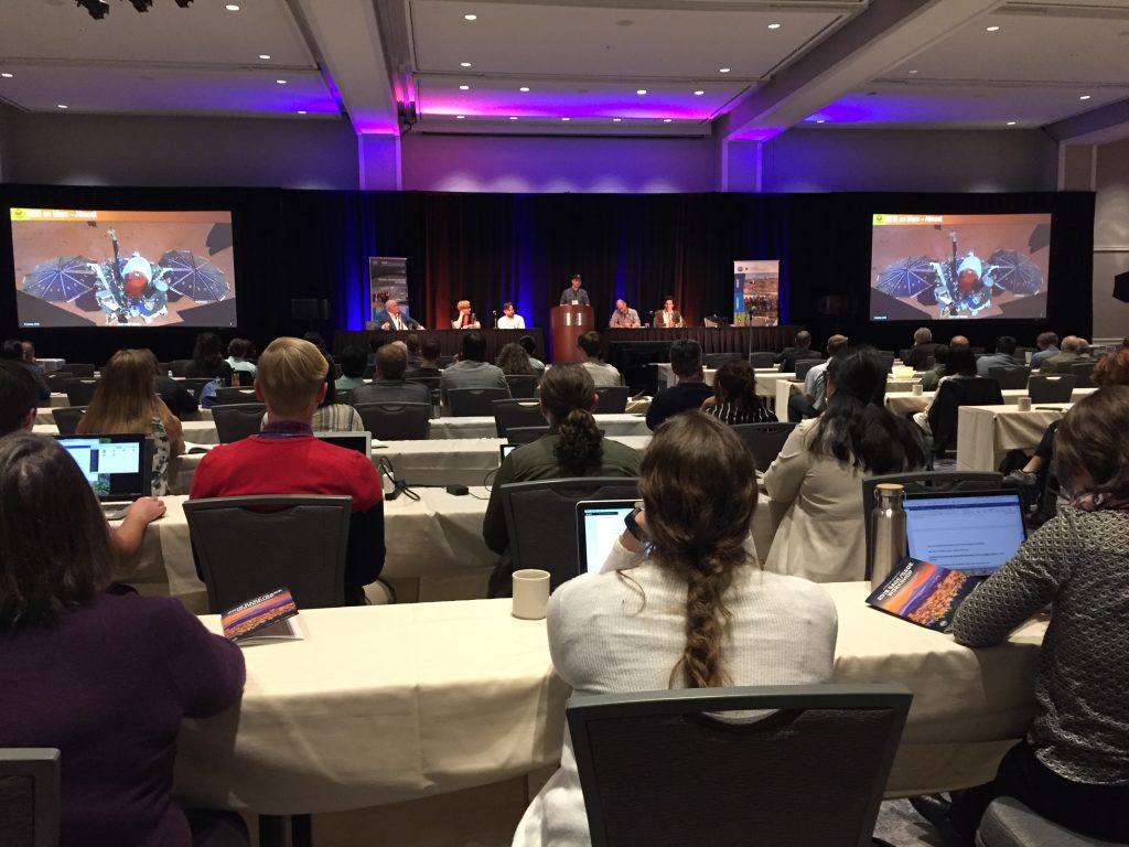 photo or presenter speaking to group at 2019 meeting