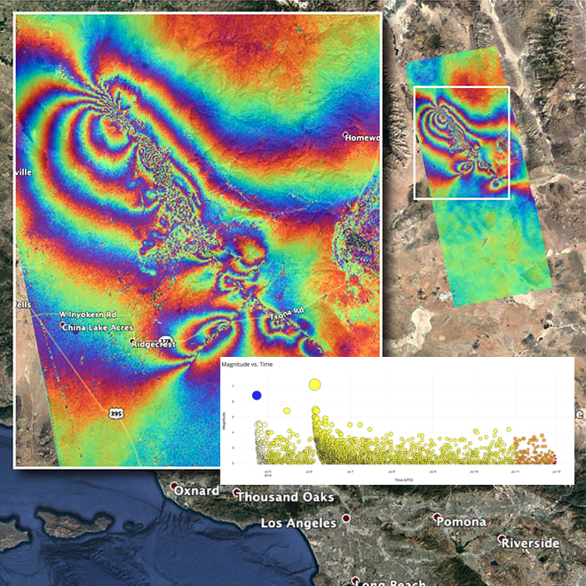 insar data on map