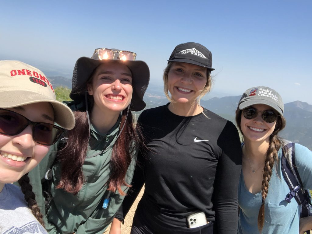 Selfie of RESESS and GLP interns on a field trip.