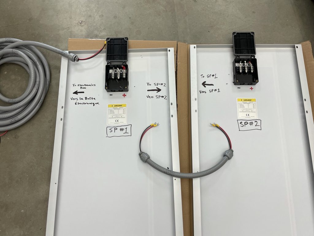 labeled components for permanent station